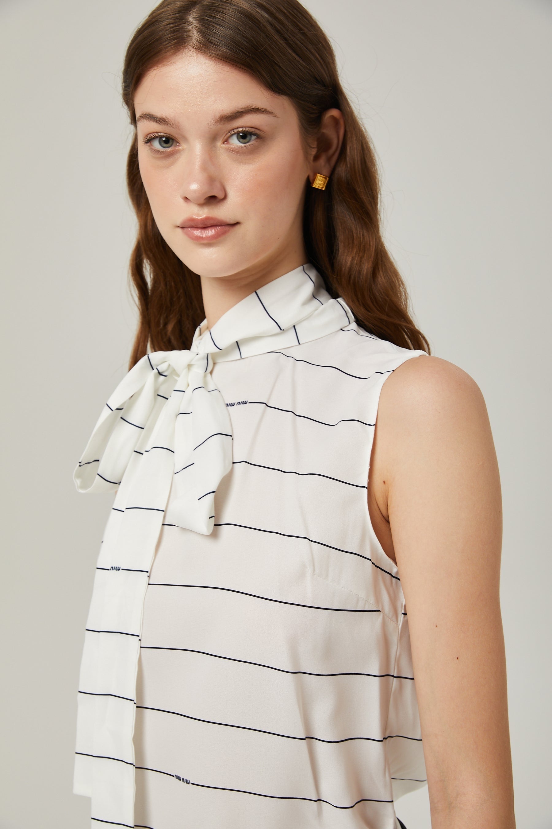Angélique striped top  skirt matching set