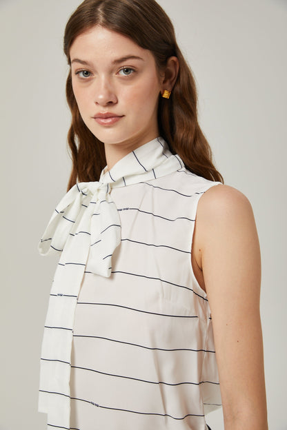 Angélique striped top  skirt matching set