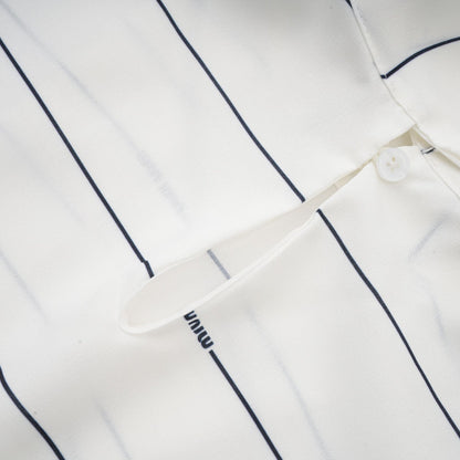 Angélique striped top  skirt matching set