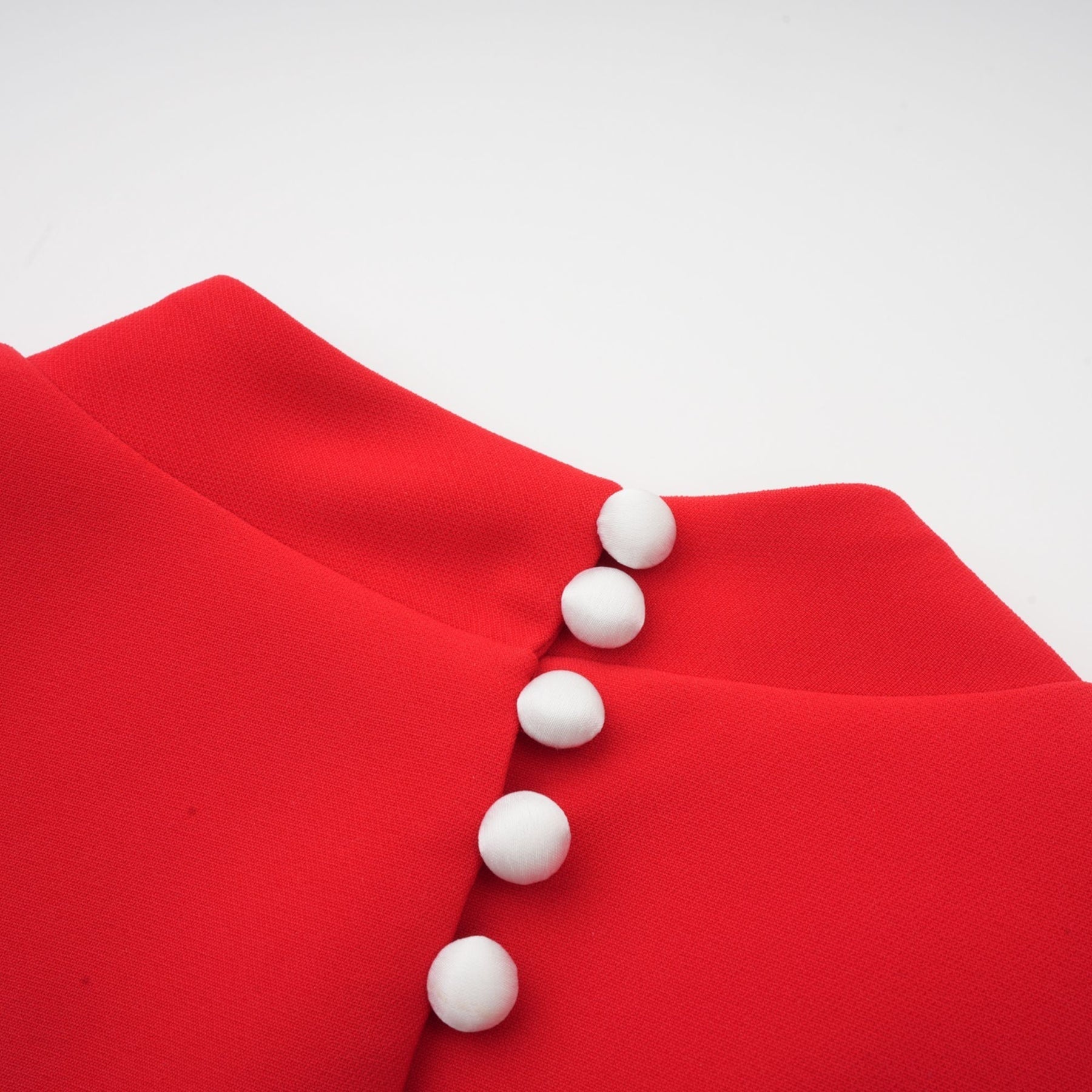 Anna red petalsleeve cutout bow mini dress