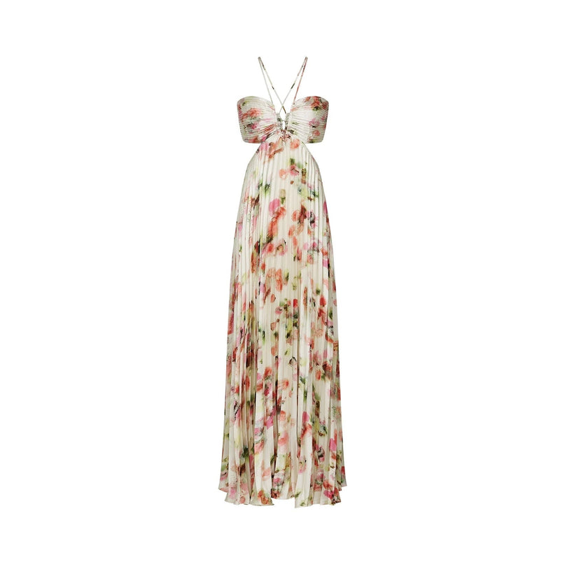Annalee Yellow Floral Maxi Dress