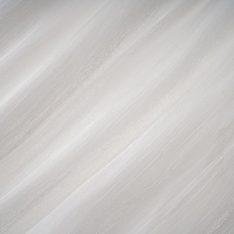 Antonina White Pleated Layered Mini Dress with Glitter Detailing