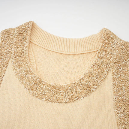 April Yellow Sequined Vest Top