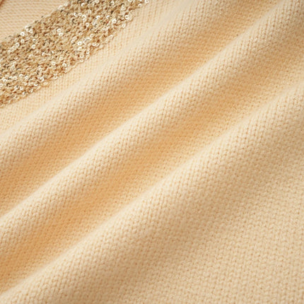 April Yellow Sequined Vest Top