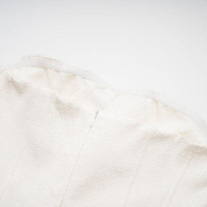 Araminta bowdetail offshoulder mini dress