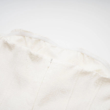 Araminta bowdetail offshoulder mini dress