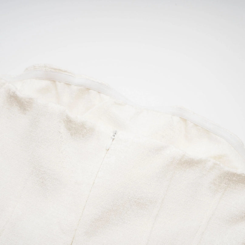 Araminta bowdetail offshoulder mini dress