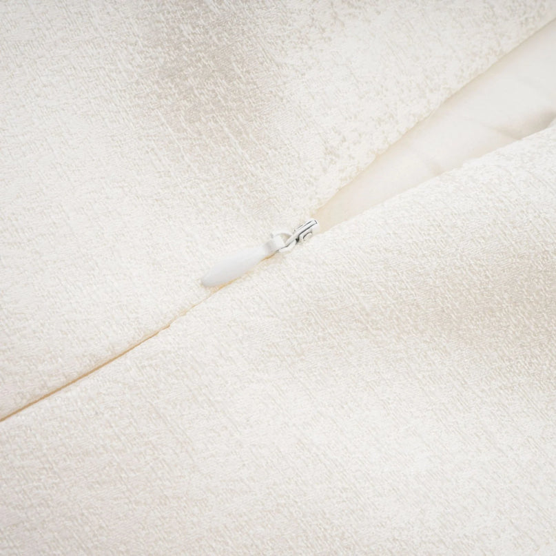 Araminta bowdetail offshoulder mini dress