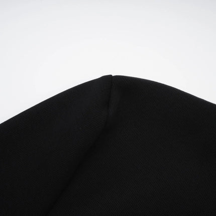 Ariella Black Long Sleeved Dress With Crystal Embellishment
