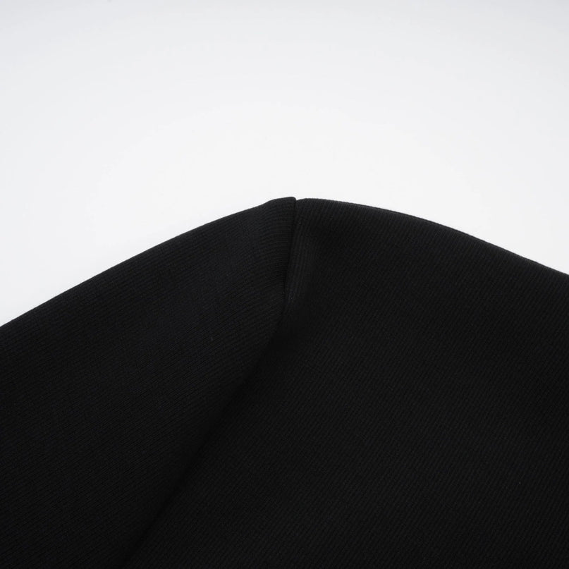 Ariella Black Long Sleeved Dress With Crystal Embellishment