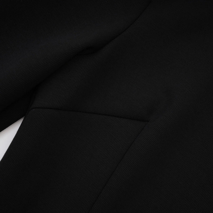 Ariella Black Long Sleeved Dress With Crystal Embellishment