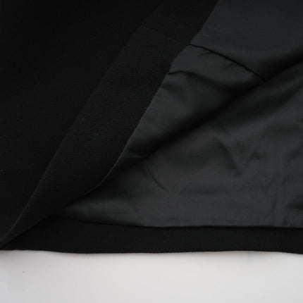 Ashley Black Crystal Embellished Maxi Dress with Shoulder Pads and Rear Slit