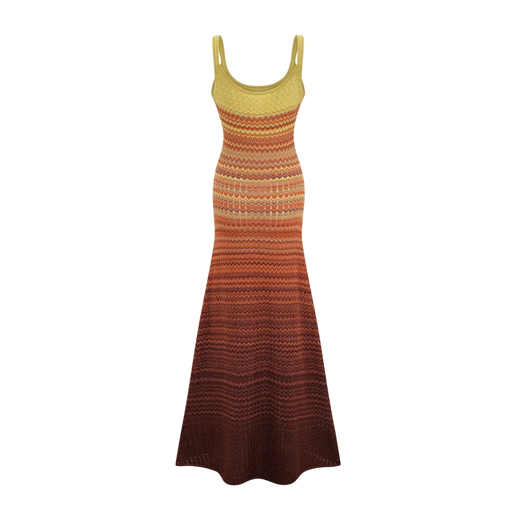 Audrey gradient knitted maxi dress