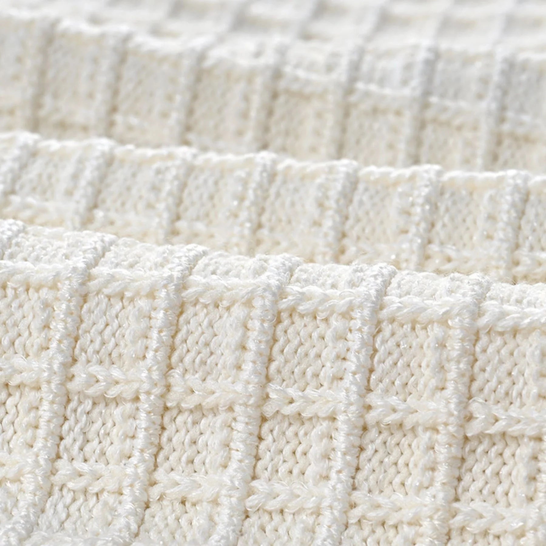Audrey white waffleknit jacket  skirt matching set
