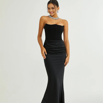 Aurore offshoulder maxi dress