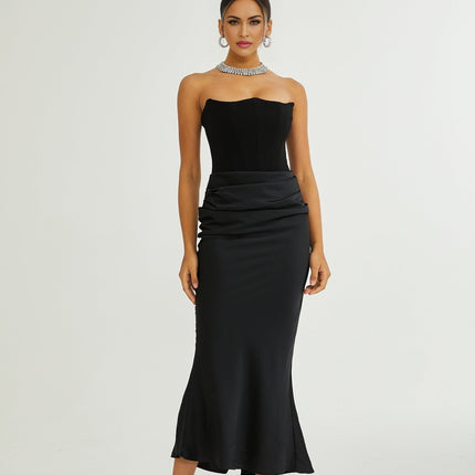 Aurore offshoulder maxi dress