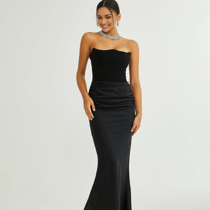 Aurore offshoulder maxi dress