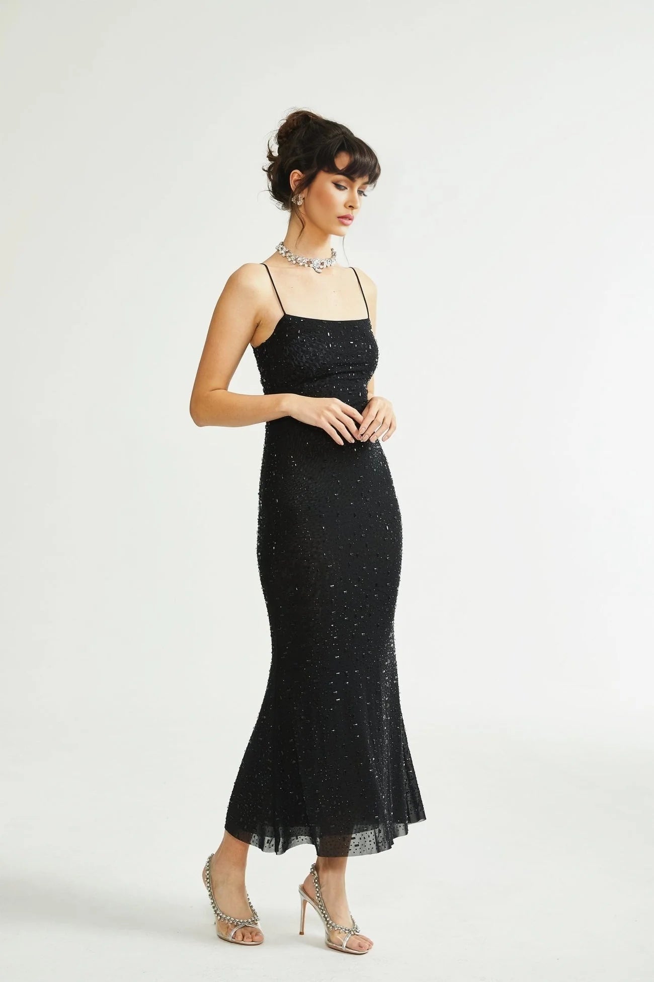 Axelle sequinembellished dress