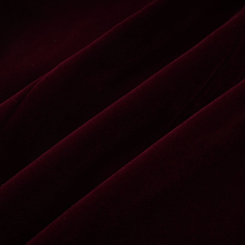 Azura Red Off-shoulder Mini Dress with 3D Velvet Flower Appliqués