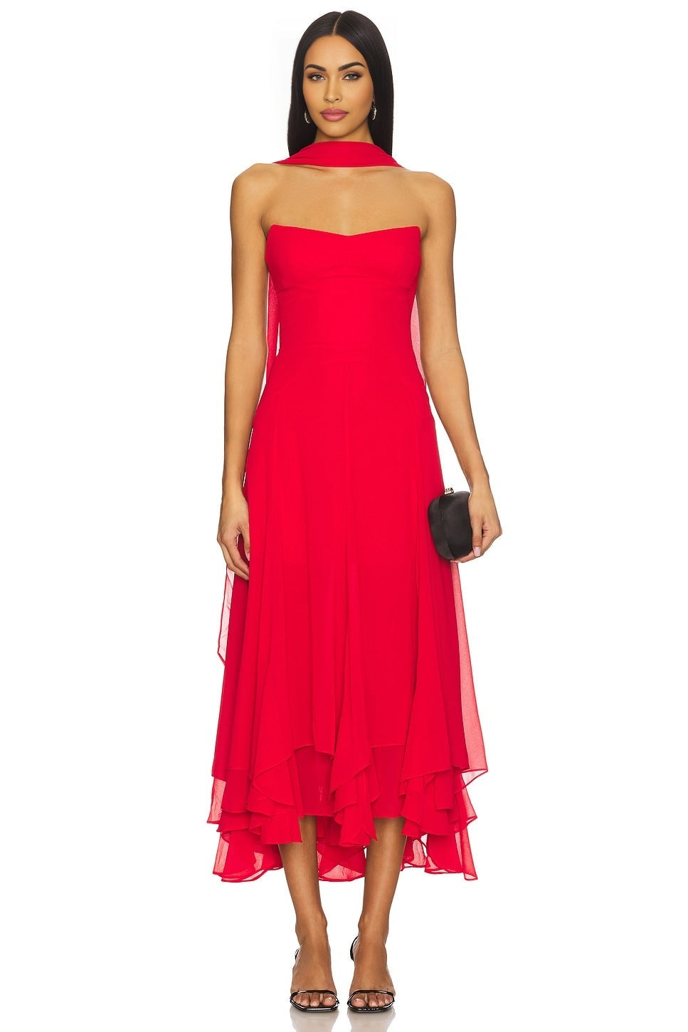 Monterey Dress With Scarf Amanda Uprichard