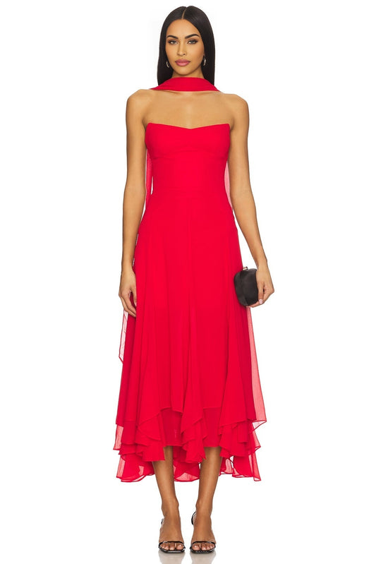 Monterey Dress With Scarf Amanda Uprichard