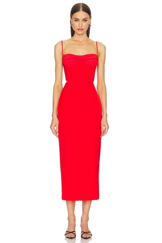 Martini Midi Dress Bardot