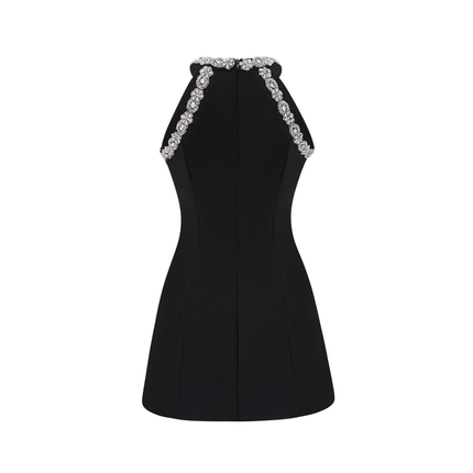 Brianna Mini Dress Panelled Embellished Jacqueline van Hoef