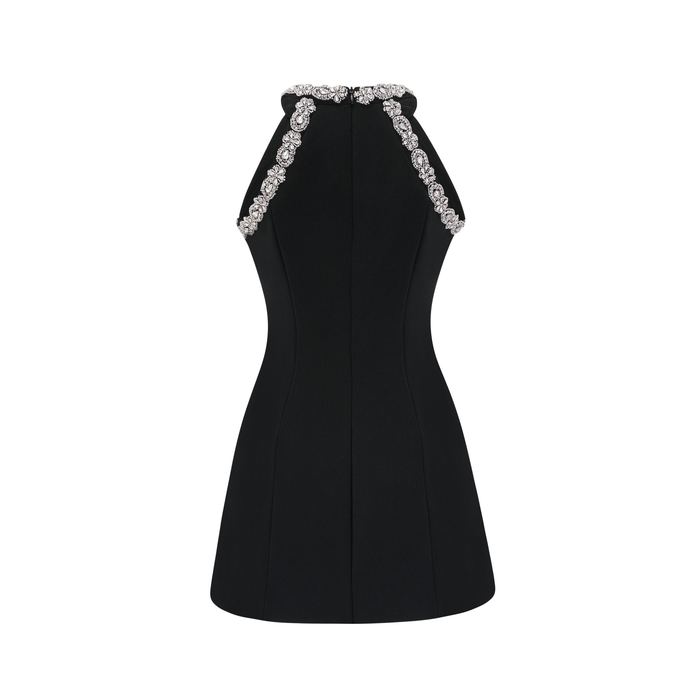 Brianna Mini Dress Panelled Embellished Jacqueline van Hoef