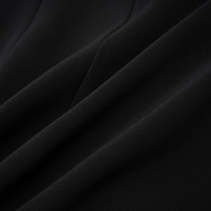 Babette crystalembellished black mini dress