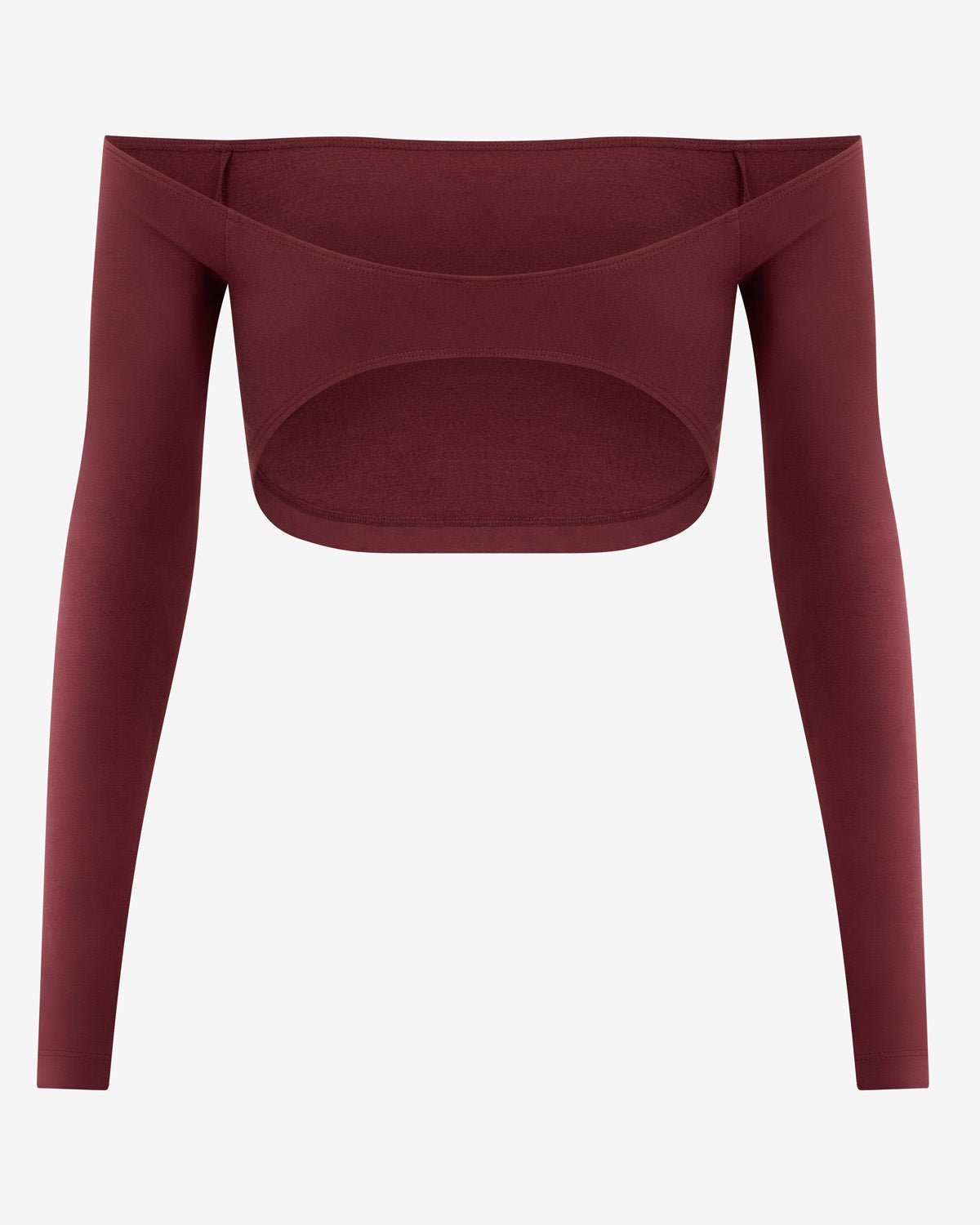 Backless long sleeve top - Red