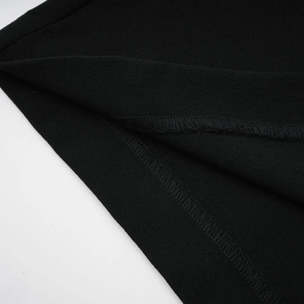 Barbara Black Jacket Trousers Pleated Ribbon Set