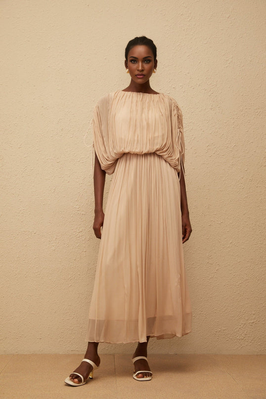Barbara Neutrals Blouse Skirt Set
