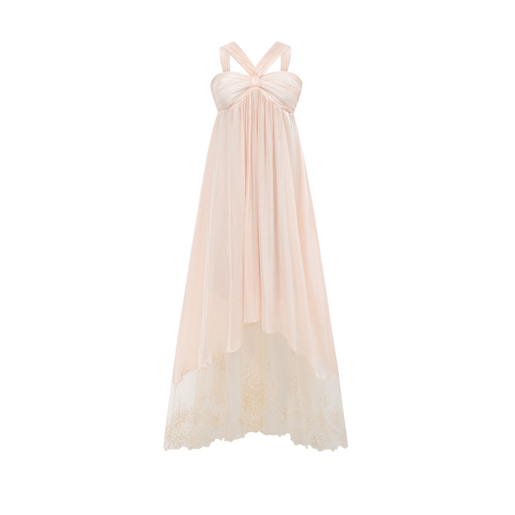 Bérénice lacehem midi dress