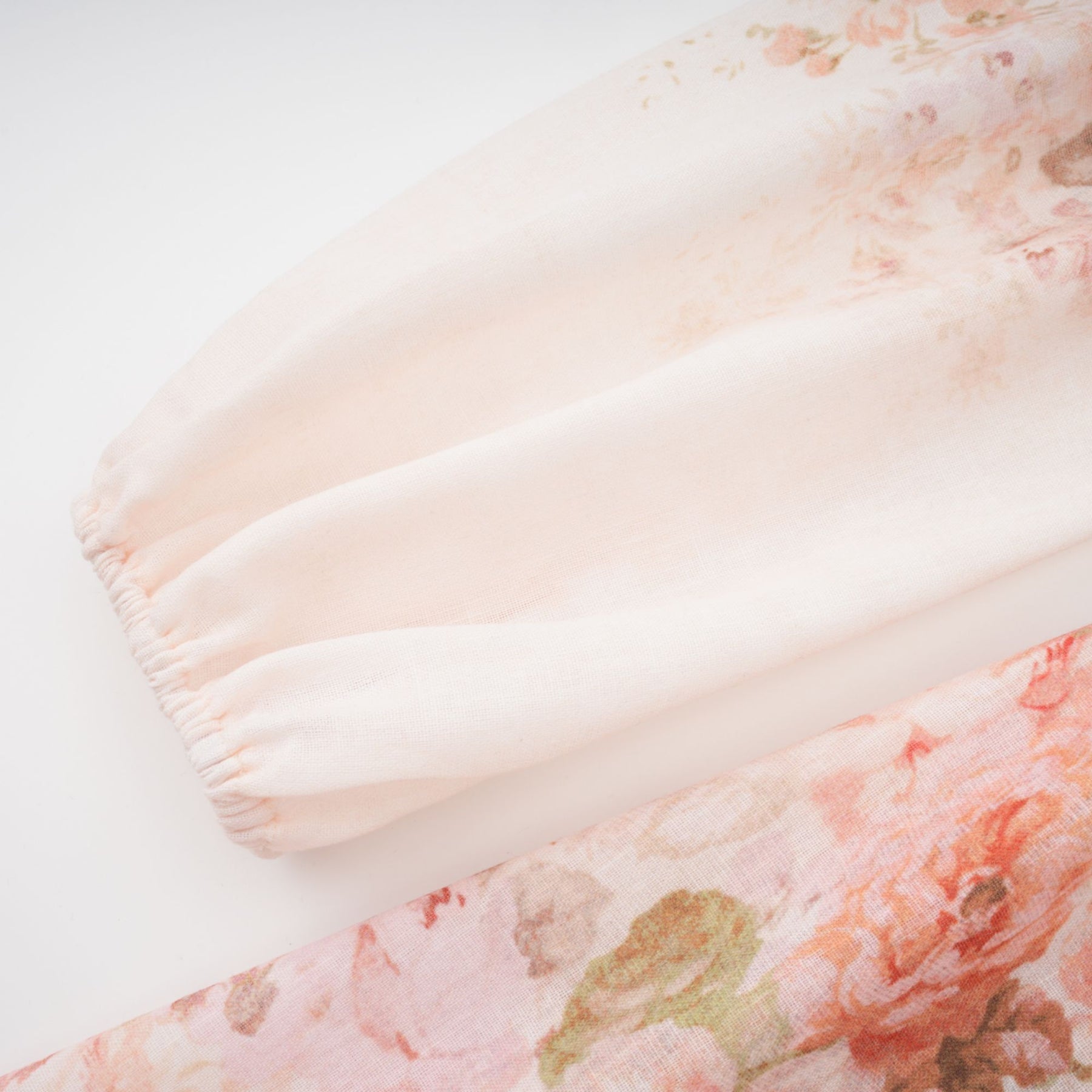 Bianca Beige Floral Print Mini Dress