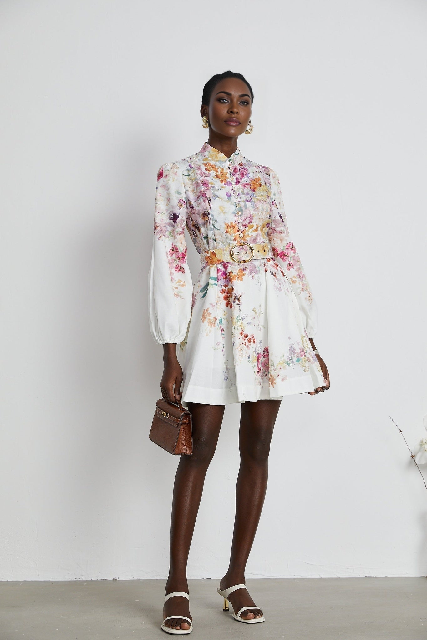 Bianca floralprint mini dress