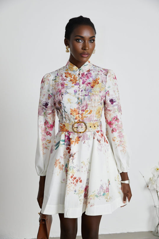 Bianca floralprint mini dress