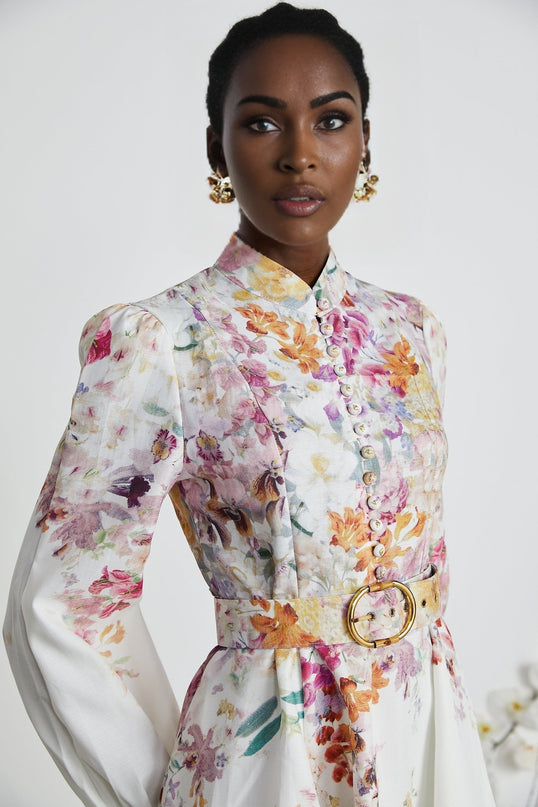 Bianca floralprint mini dress