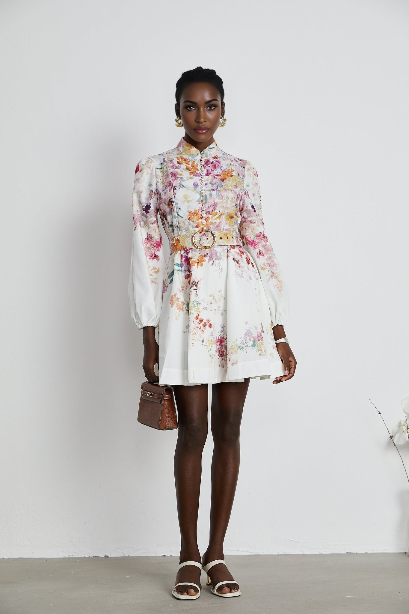 Bianca floralprint mini dress