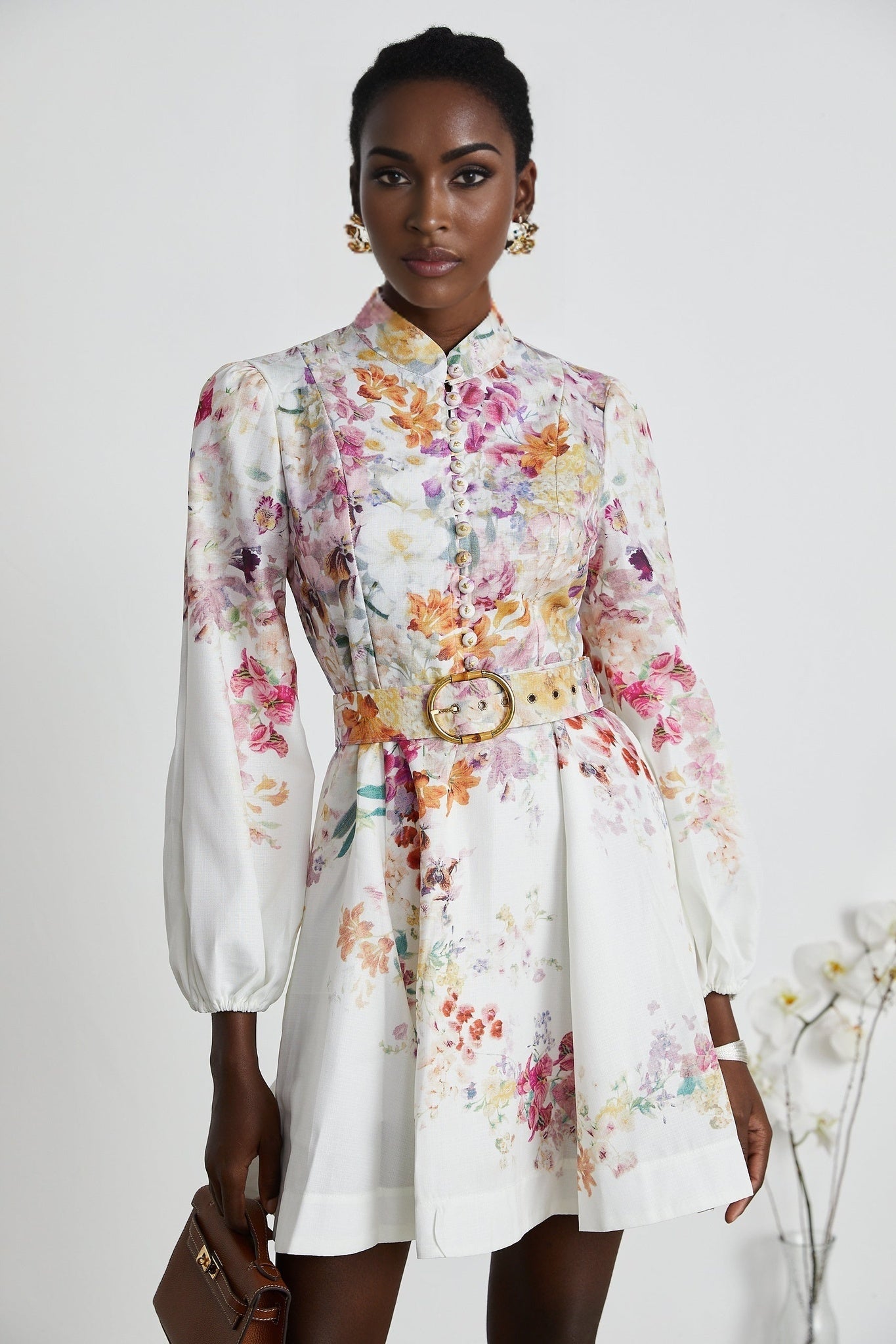Bianca floralprint mini dress