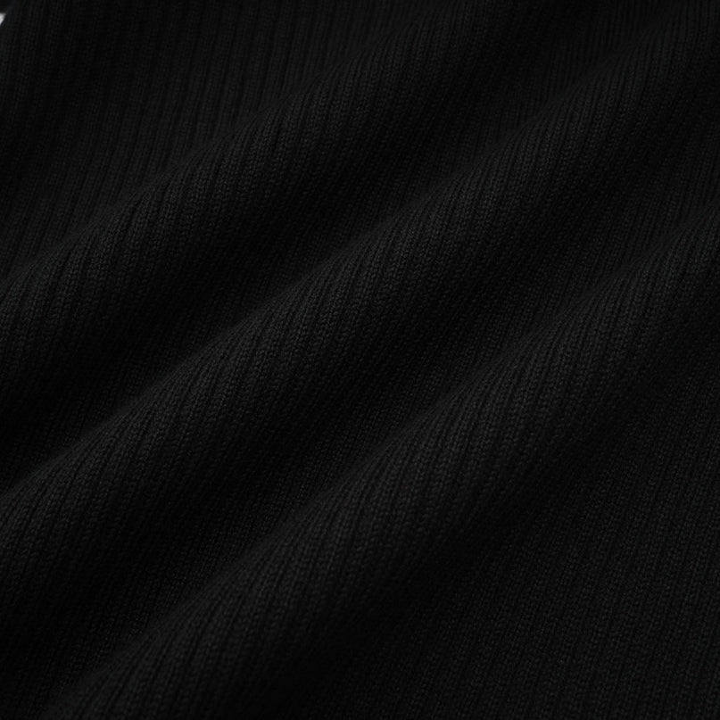 Bice Black Stretch Cotton Mini Dress with Twist Detailing and Cut-Outs