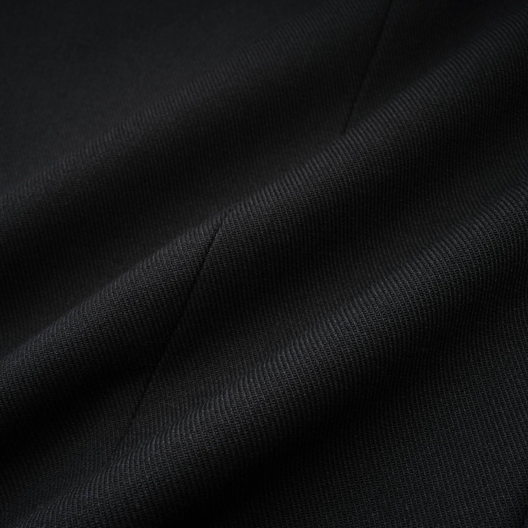 Black double breasted long coat named Eithne