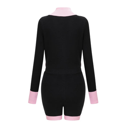 Black knitted bodysuit Ondinea