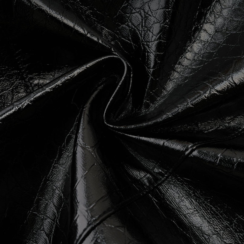 Black leather jacket with cinched waist Elodie brand