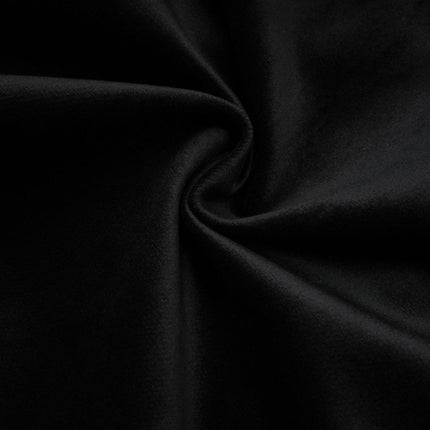 Black velvet mini dress with crystal embellishments called Emilie