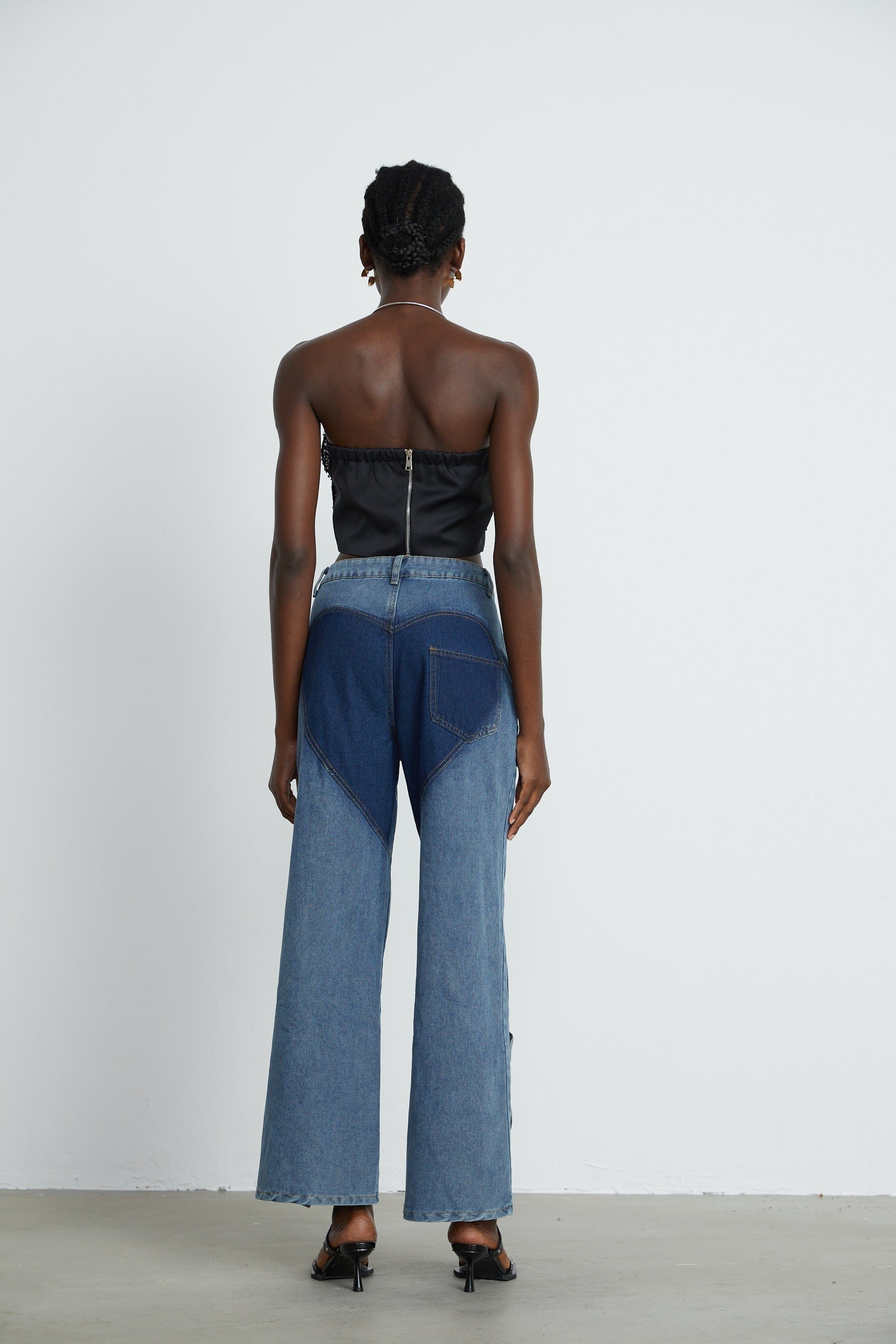 Blanche highwaist cutout jeans