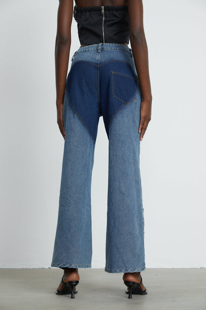 Blanche highwaist cutout jeans