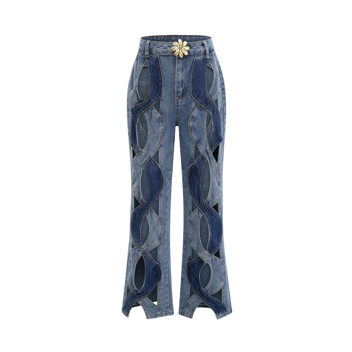 Blanche highwaist cutout jeans