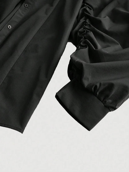 Bodycon Dress With Button Fastening