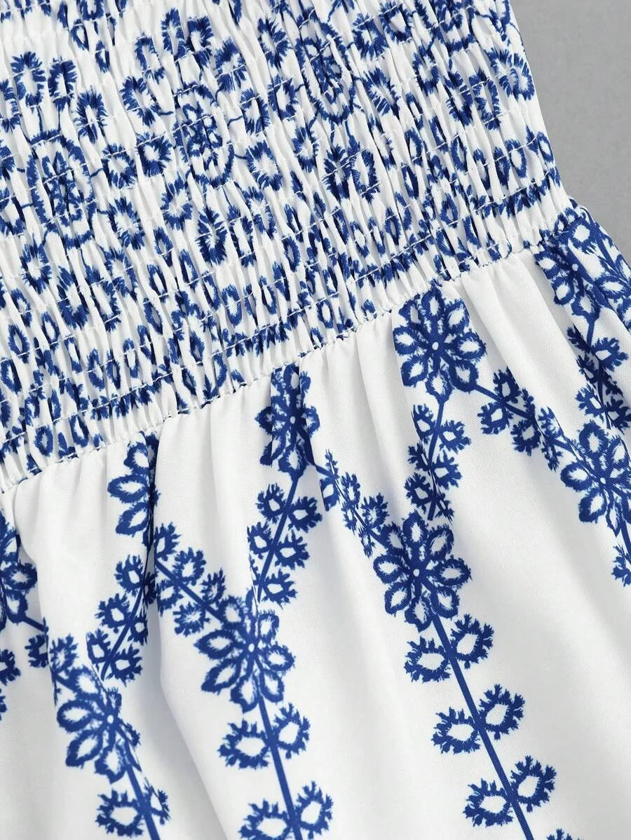 Boho Style Spaghetti Strap Dress Dopamine Inspired Beach Vacation Dress For Women Summer Maxi Women