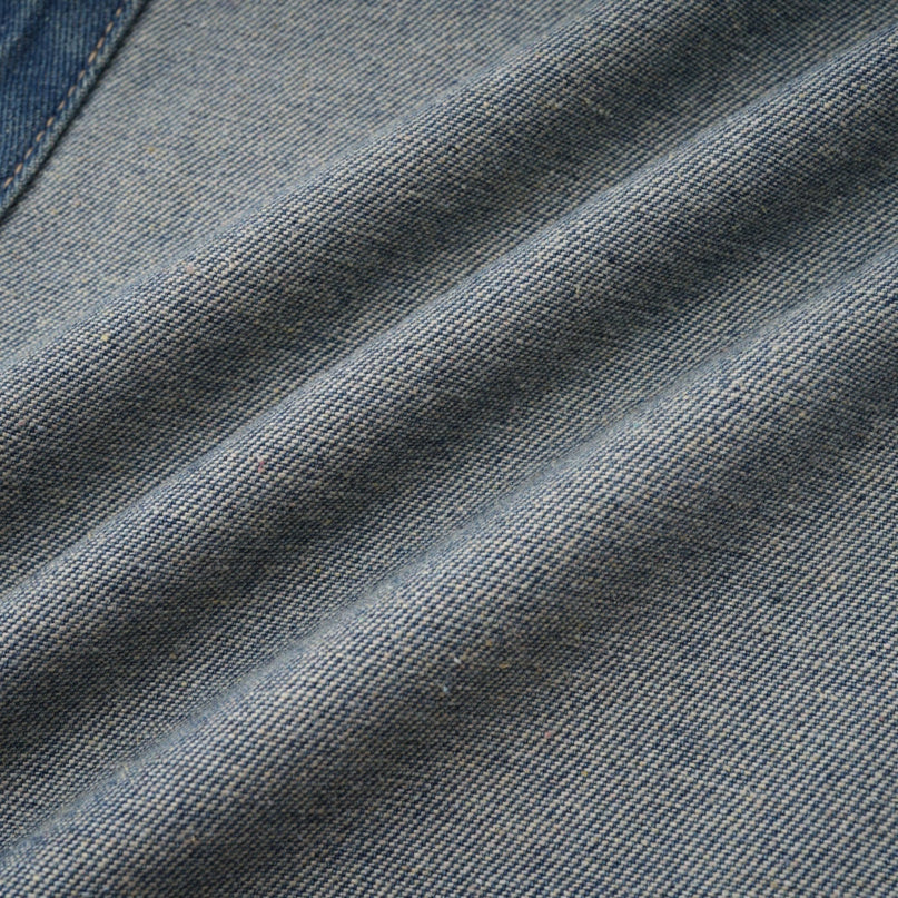 Brenna Blue Wide Leg Panelled Denim Jeans
